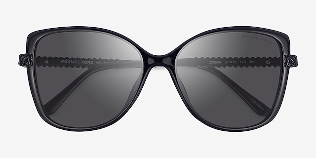 Michael Kors MK2181U Malta Black PlasticSunglass Frames from EyeBuyDirect, Closed View