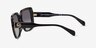 Michael Kors MK2183U Mallorca Noir AcétateSoleil de Lunette de vue d'EyeBuyDirect, Vue de Côté