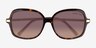 Michael Kors MK2024 Adrianna Ii Dark Tortoise AcetateSunglass Frames from EyeBuyDirect, Closed View