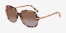 Michael Kors MK2024 Adrianna Ii Pink Tortoise AcetateSunglass Frames from EyeBuyDirect, Angle View
