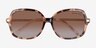 Michael Kors MK2024 Adrianna Ii Pink Tortoise AcetateSunglass Frames from EyeBuyDirect, Closed View