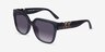 Michael Kors MK2170U Karlie Noir PlastiqueSoleil de Lunette de vue d'EyeBuyDirect, Vue d'Angle