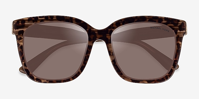 Michael Kors MK2163 San Marino Leopard AcetateSunglass Frames from EyeBuyDirect, Closed View