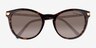 Michael Kors MK2023 Adrianna Lll Écaille Noire AcétateSoleil de Lunette de vue d'EyeBuyDirect, Vue Rapprochée