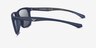 Emporio Armani EA4234U Matte Blue PlasticSunglass Frames from EyeBuyDirect, Side View