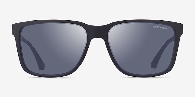Emporio Armani EA4047 Rubber Black PlasticSunglass Frames from EyeBuyDirect, Front View