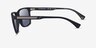 Emporio Armani EA4047 Rubber Black PlastiqueSoleil de Lunette de vue d'EyeBuyDirect, Vue de Côté