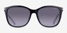 Emporio Armani EA4060F Shiny Black PlastiqueSoleil de Lunette de vue d'EyeBuyDirect, Vue de Face
