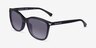 Emporio Armani EA4060F Shiny Black PlastiqueSoleil de Lunette de vue d'EyeBuyDirect, Vue d'Angle