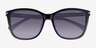 Emporio Armani EA4060F Shiny Black PlastiqueSoleil de Lunette de vue d'EyeBuyDirect, Vue Rapprochée