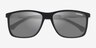Emporio Armani EA4058 Rubber Black PlastiqueSoleil de Lunette de vue d'EyeBuyDirect, Vue Rapprochée