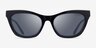 Emporio Armani EA4259U Shiny Black PlastiqueSoleil de Lunette de vue d'EyeBuyDirect, Vue de Face