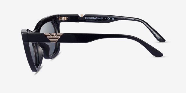 Emporio Armani EA4259U Shiny Black PlasticSunglass Frames from EyeBuyDirect, Side View