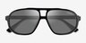 Emporio Armani EA4263U Shiny Black AcétateSoleil de Lunette de vue d'EyeBuyDirect, Vue Rapprochée