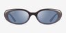 Ray-Ban RB4441D Full Dark Brown PlasticSunglass Frames from EyeBuyDirect, Front View