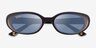 Ray-Ban RB4441D Full Dark Brown PlasticSunglass Frames from EyeBuyDirect, Closed View