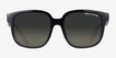 Armani Exchange AX4136SU Shiny Black PlasticSunglass Frames from EyeBuyDirect, Front View