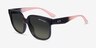 Armani Exchange AX4136SU Shiny Black PlasticSunglass Frames from EyeBuyDirect, Angle View