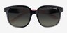 Armani Exchange AX4136SU Shiny Black PlasticSunglass Frames from EyeBuyDirect, Closed View