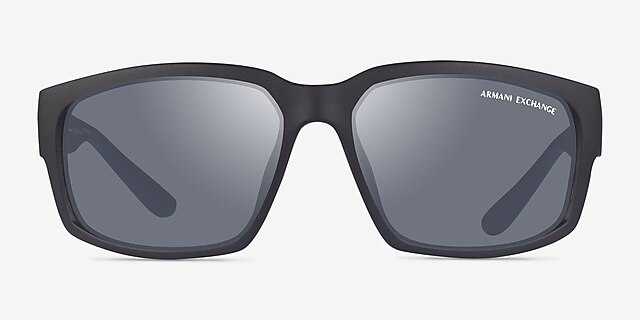 Armani Exchange AX4142SU Matte Black PlasticSunglass Frames from EyeBuyDirect, Front View