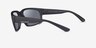Armani Exchange AX4142SU Matte Black PlasticSunglass Frames from EyeBuyDirect, Side View