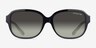 Coach HC8298U L1153 Black PlasticSunglass Frames from EyeBuyDirect, Front View