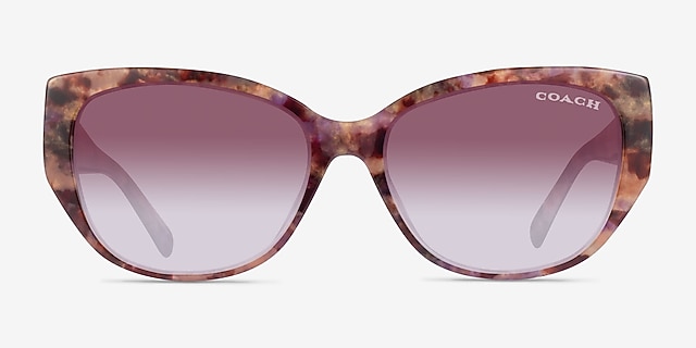 Coach HC8362U CH563 Petal Tortoise AcetateSunglass Frames from EyeBuyDirect, Front View