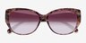 Coach HC8362U Ch563 Petal Tortoise AcétateSoleil de Lunette de vue d'EyeBuyDirect, Vue Rapprochée