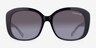 Coach HC8363U CH564 Black PlasticSunglass Frames from EyeBuyDirect, Front View