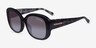 Coach HC8363U CH564 Black PlasticSunglass Frames from EyeBuyDirect, Angle View