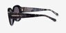 Coach HC8363U CH564 Black PlasticSunglass Frames from EyeBuyDirect, Side View