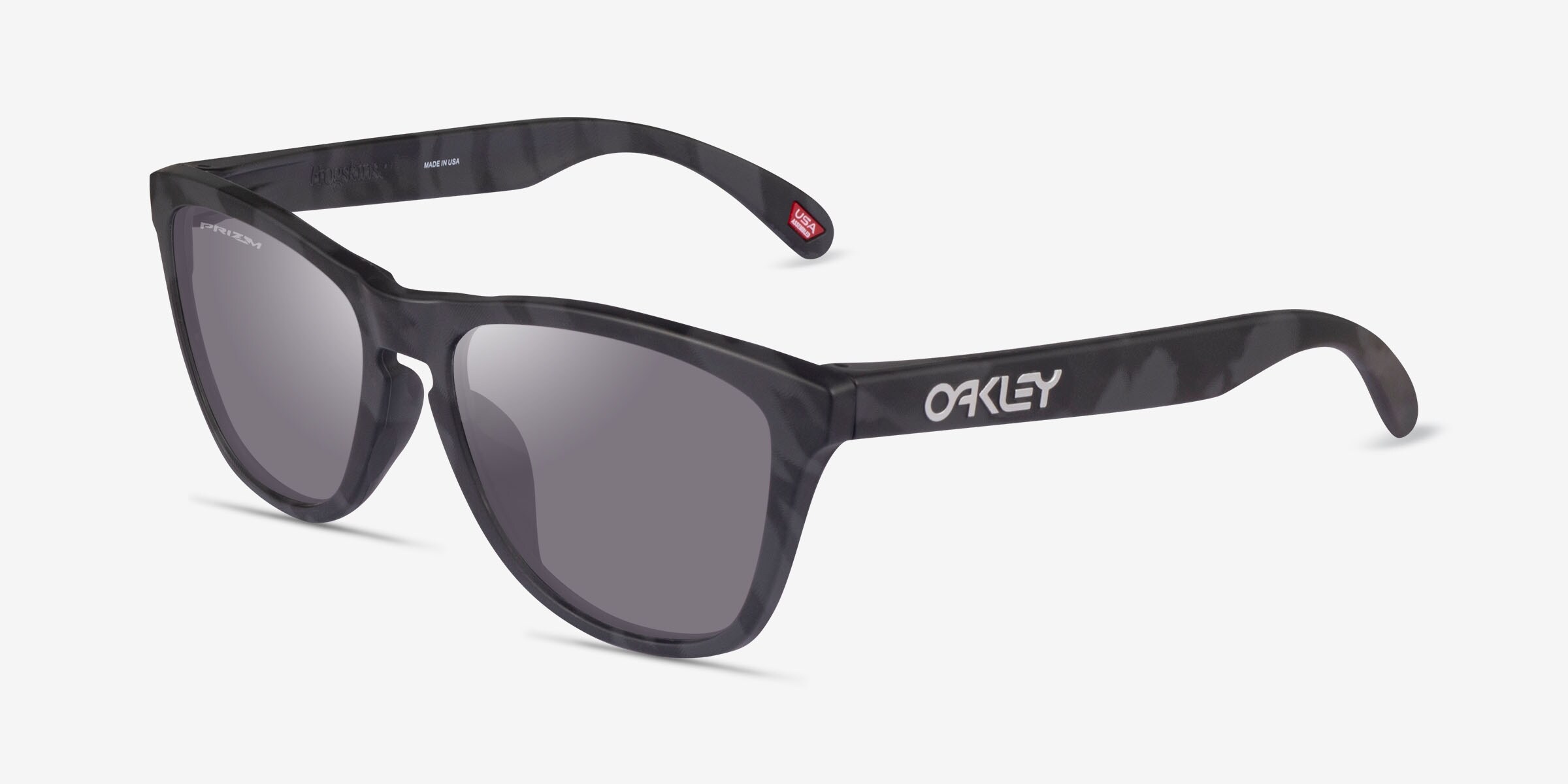 Oakley OO9245 Frogskins Tm - Square Black Camo Frame Prescription