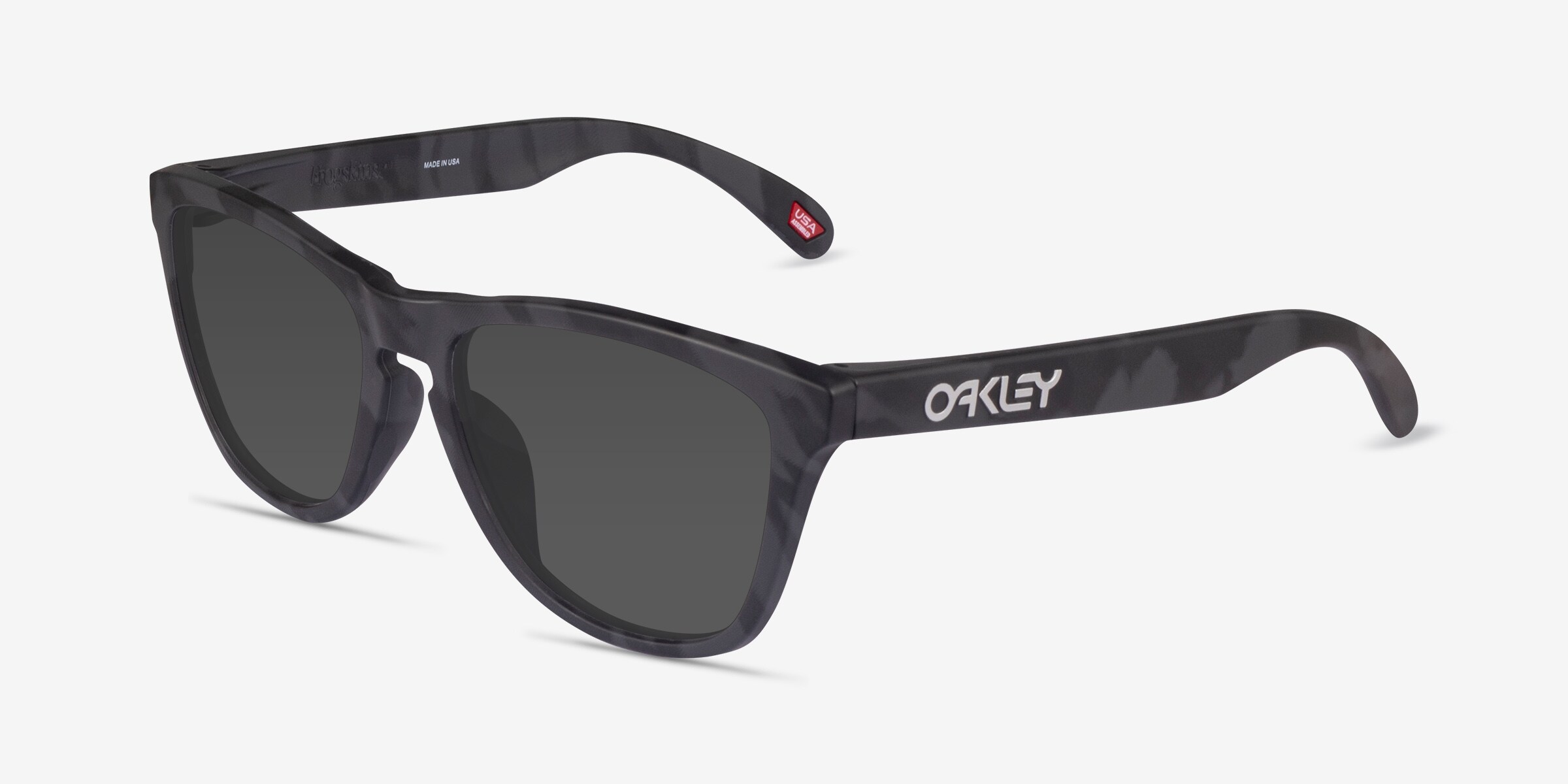 Oakley OO9245 Frogskins Tm - Square Matte Black Frame Sunglasses