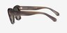 Ray-Ban State Street Striped Green AcetateSunglass Frames from EyeBuyDirect, Side View
