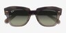 Ray-Ban State Street Striped Green AcetateSunglass Frames from EyeBuyDirect, Closed View