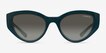 Vogue Eyewear VO5566S Full Dark Green PlasticSunglass Frames from EyeBuyDirect, Front View