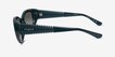 Vogue Eyewear VO5566S Full Dark Green PlasticSunglass Frames from EyeBuyDirect, Side View