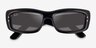 Ray-Ban RB4944 Black PlasticSunglass Frames d'EyeBuyDirect, Vue Rapprochée