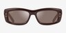 Ray-Ban RB4944 Transparent Dark Brown PlasticSunglass Frames from EyeBuyDirect, Front View