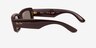Ray-Ban RB4944 Transparent Dark Brown PlasticSunglass Frames from EyeBuyDirect, Side View