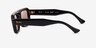 Ray-Ban RB4954 Polished Black PlasticSunglass Frames from EyeBuyDirect, Side View