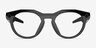 Oakley Meta HSTN Black Plastic from EyeBuyDirect, Front View