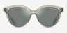 Armani Exchange AX4148SU Shiny Transparent Green PlasticSunglass Frames from EyeBuyDirect, Front View