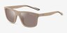 Armani Exchange AX4149SU Matte Beige PlasticSunglass Frames from EyeBuyDirect, Angle View