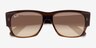 Ray-Ban RB0947SF Transparent Light Brown AcetateSunglass Frames from EyeBuyDirect, Closed View