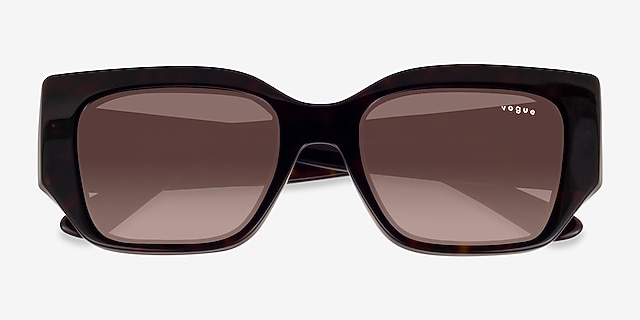 Vogue Eyewear VO5583SF Dark Havana AcetateSunglass Frames from EyeBuyDirect, Closed View