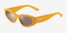 Vogue Eyewear VO5585S Full Ocher AcetateSunglass Frames from EyeBuyDirect, Angle View