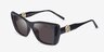 Michael Kors MK2270U Tokyo Black AcetateSunglass Frames from EyeBuyDirect, Angle View