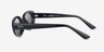 Ray-Ban RB4441D Black PlasticSunglass Frames from EyeBuyDirect, Side View