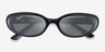 Ray-Ban RB4441D Black PlasticSunglass Frames from EyeBuyDirect, Closed View
